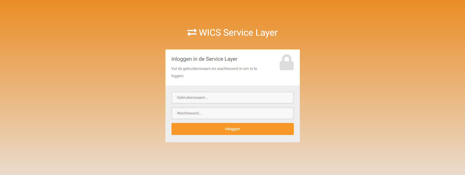 WICS | Handleiding Service Layer | service layer afb 2